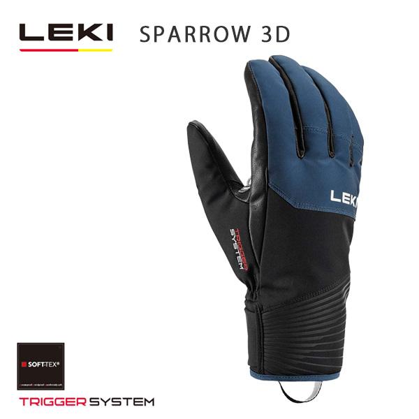 LEKI（レキ） レキスキーグローブ グローブ SPARROW 3D ブラック