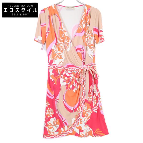 Emilio Pucci エミリオプッチ OEJG15/X ABITO DONNA プッチ柄ラップ