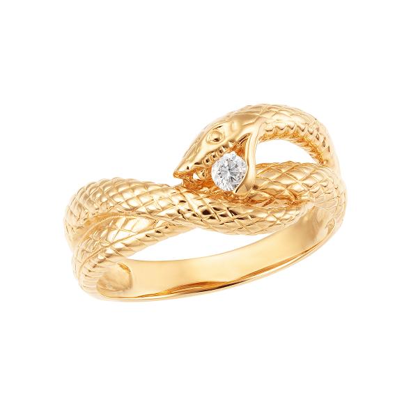 ジュエリーツツミ K18イエローゴールドダイヤモンドリング