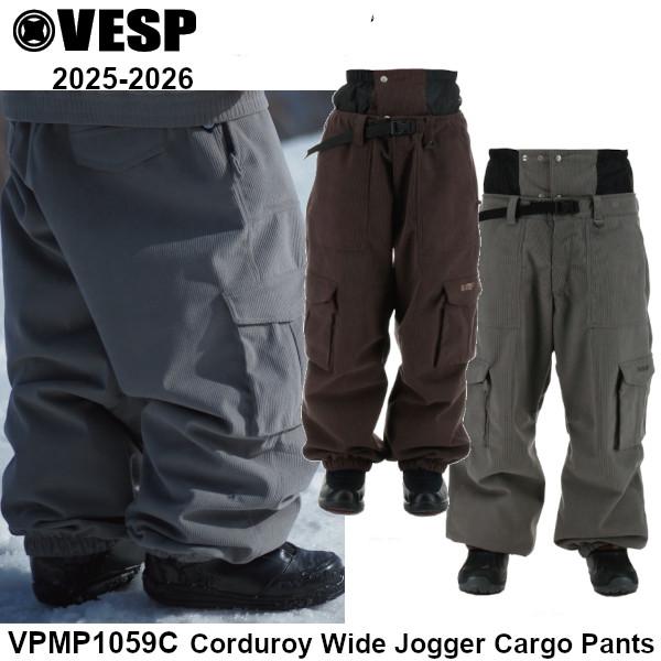 VESP（ベスプ） 25-26 VESP べスプ VPMP1059C Corduroy Wide Jogger