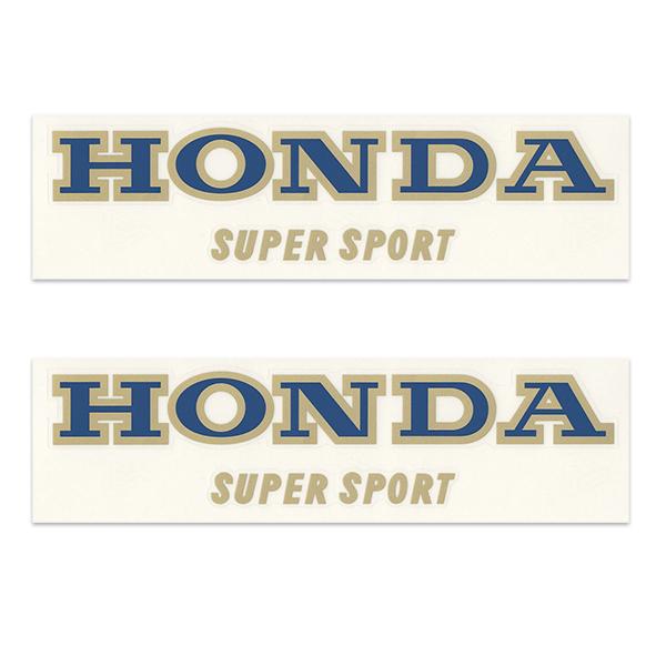 620】CB400F タンクデカール 青文字183mm 398仕様 タンクステッカー