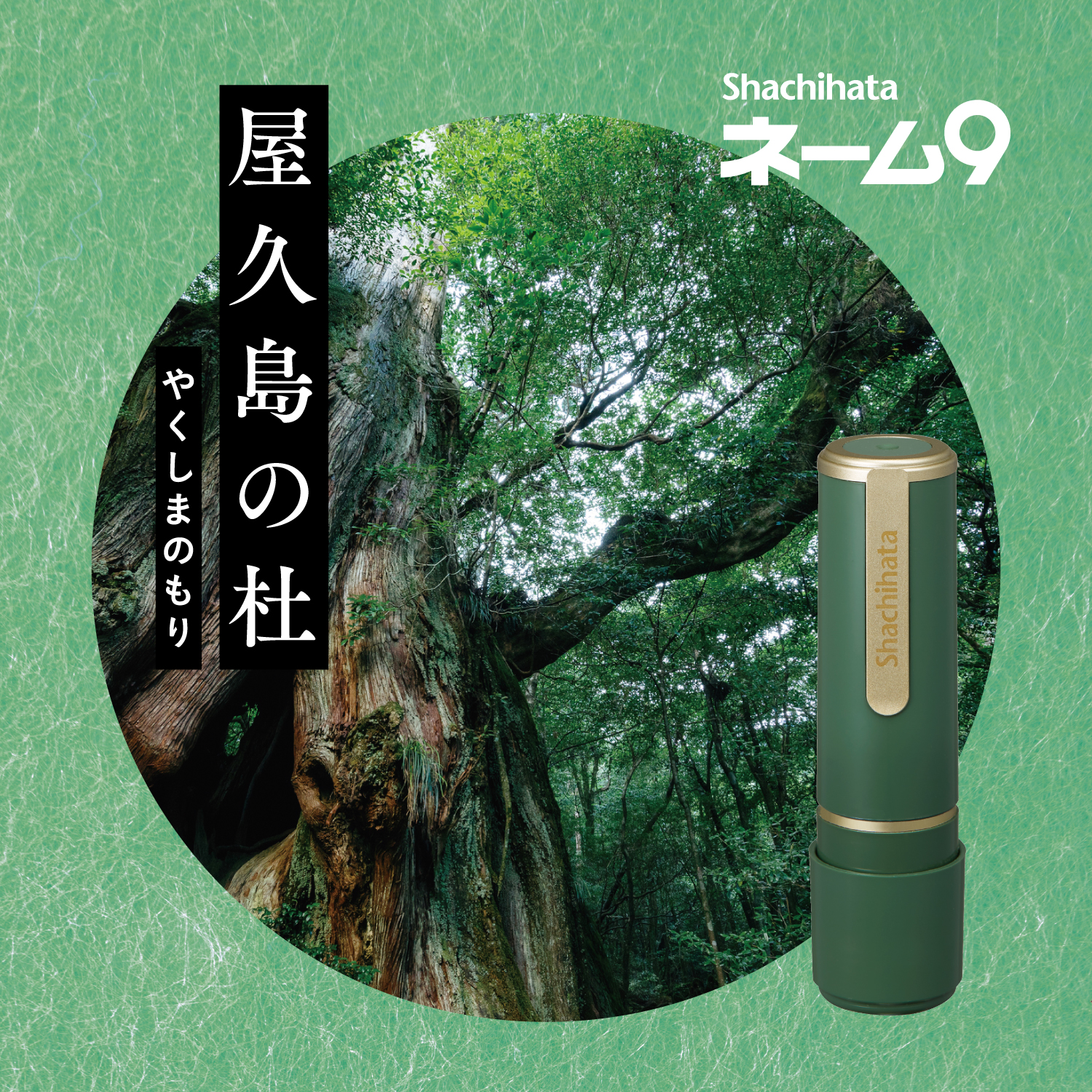 ネーム9 メールオーダー式 創業100周年記念カラー 屋久島の杜(やくしま