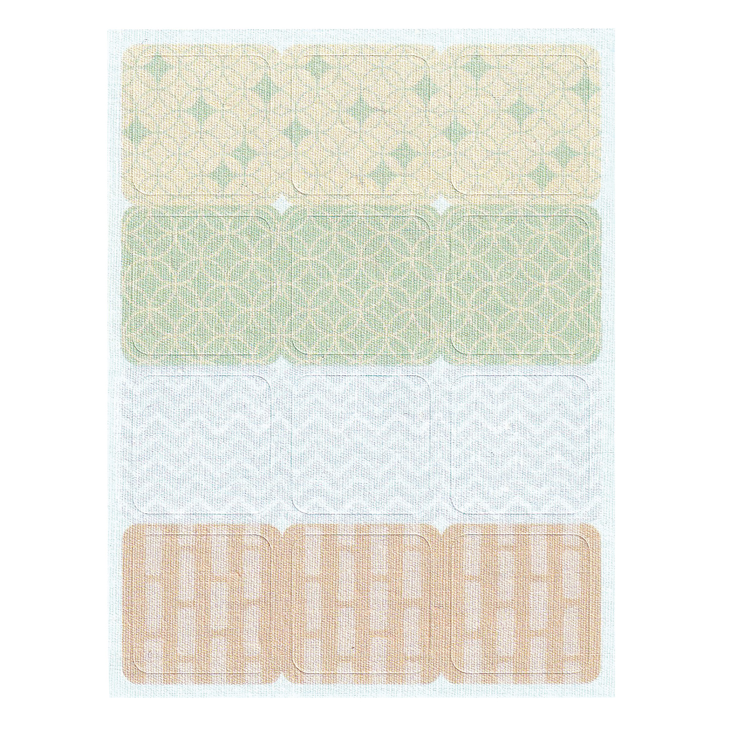 布に貼れるお名前シール アソートB|TUN-NSA3|商品カタログ|シヤチハタ