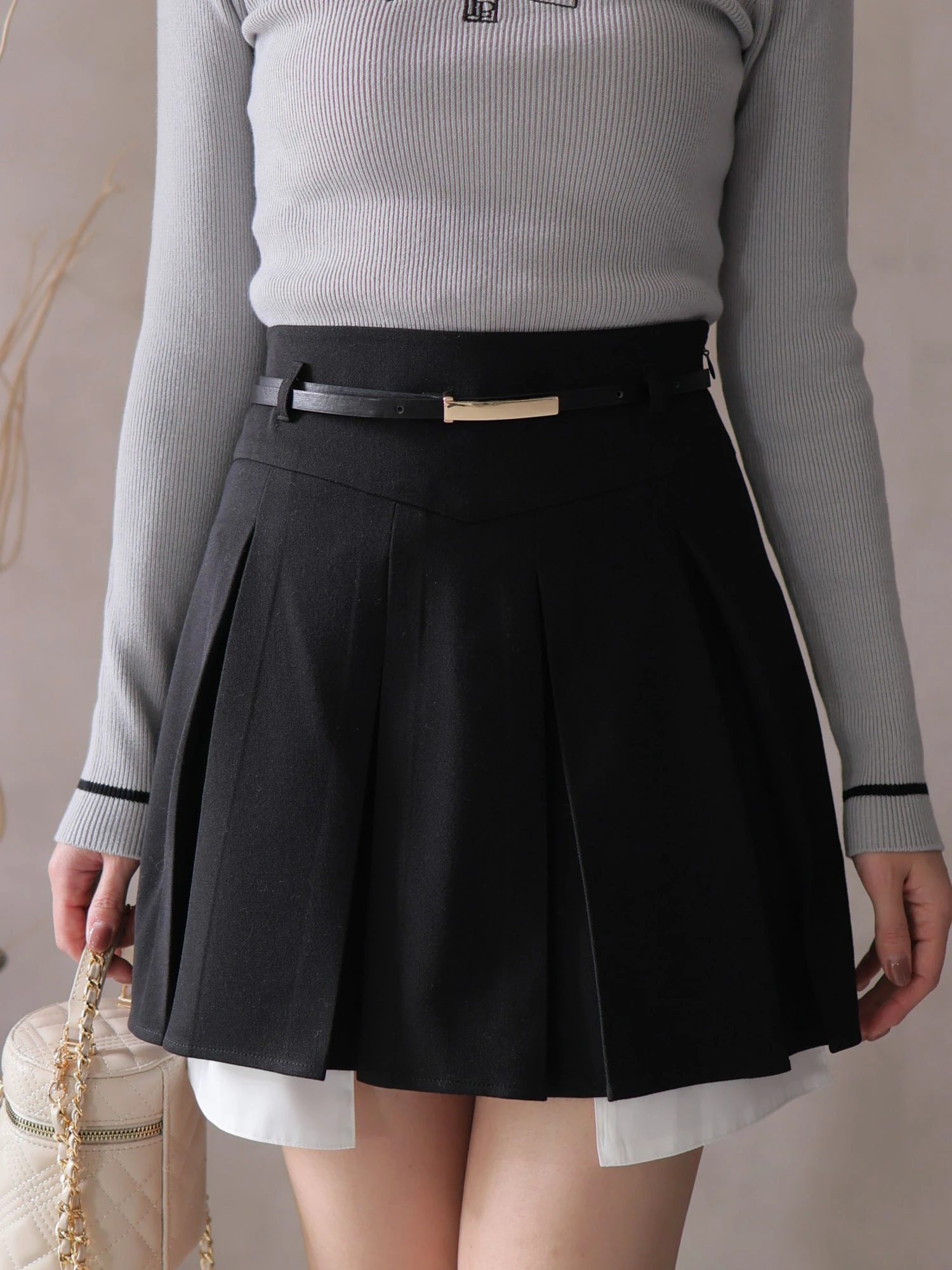 LIP SERVICE（リップサービス）｜ 2wayポケットプリーツスカート