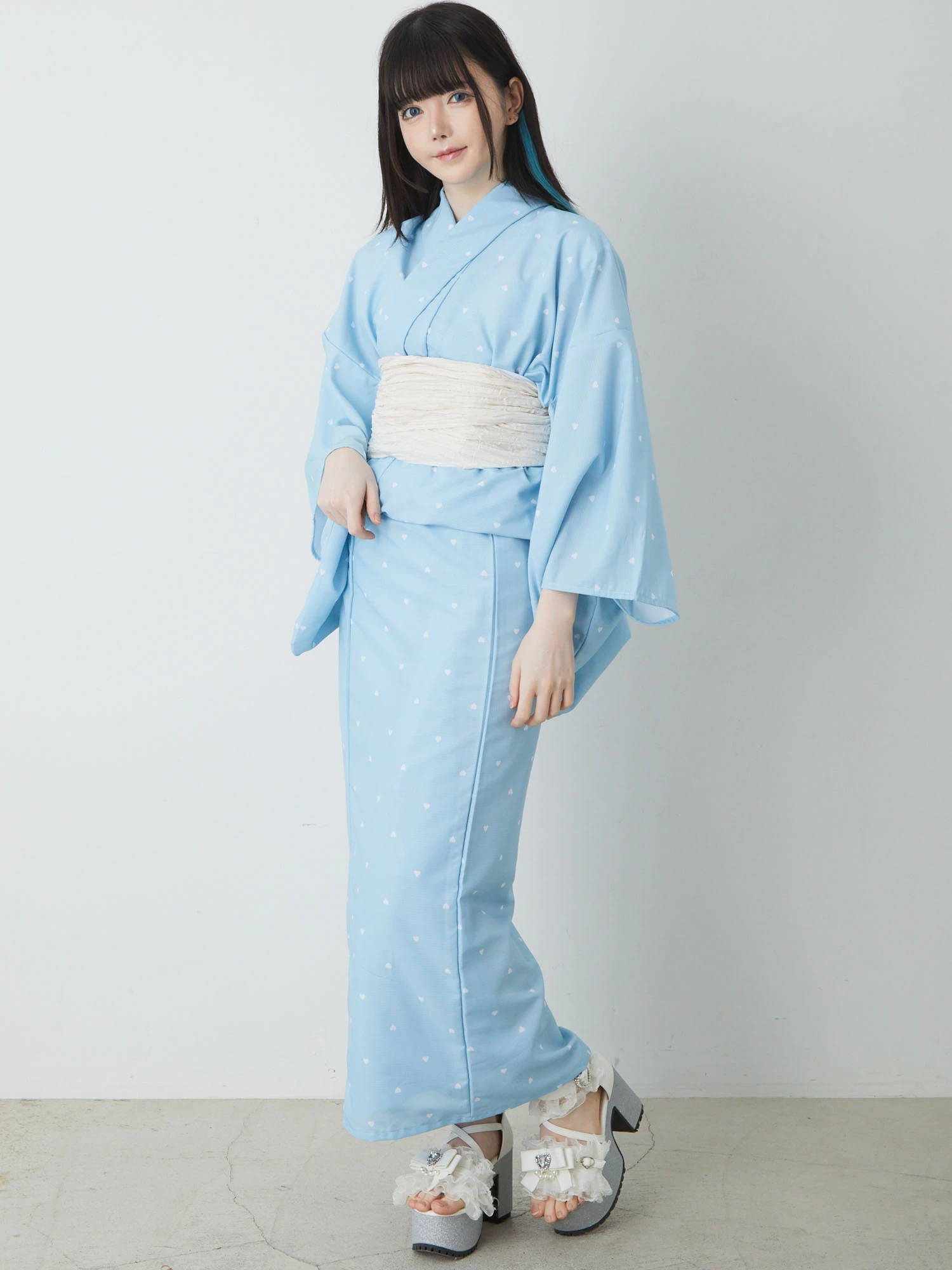 ハートドット浴衣 - Ank Rouge(アンクルージュ)の浴衣｜ファッション