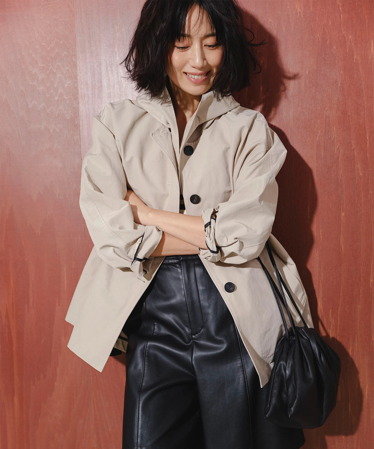 フェイクレザーハーフパンツ | パンツ | Arpege story（アルページュ