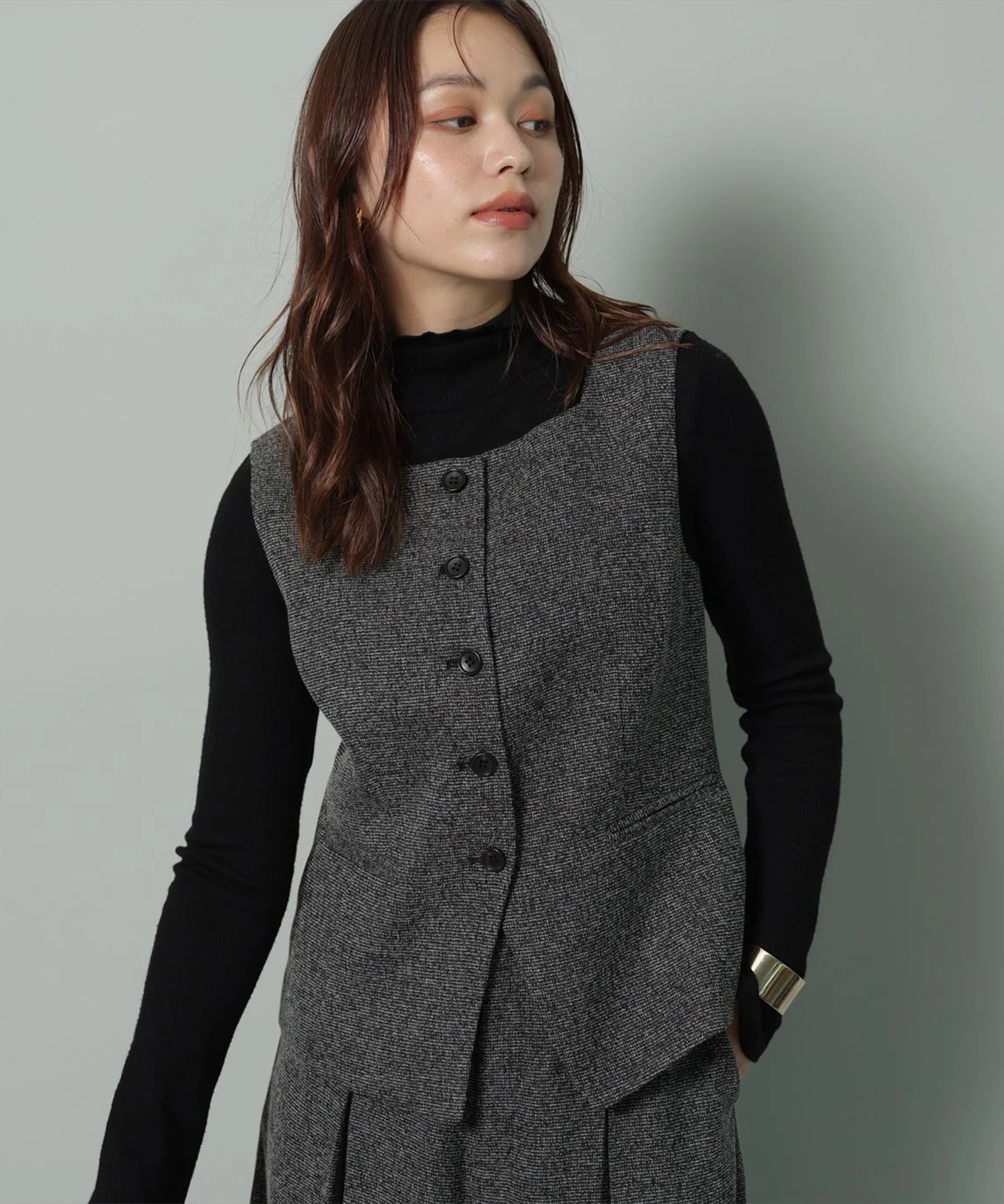 Arpege story Wジャケットコート アルページュストーリー Wジャケット