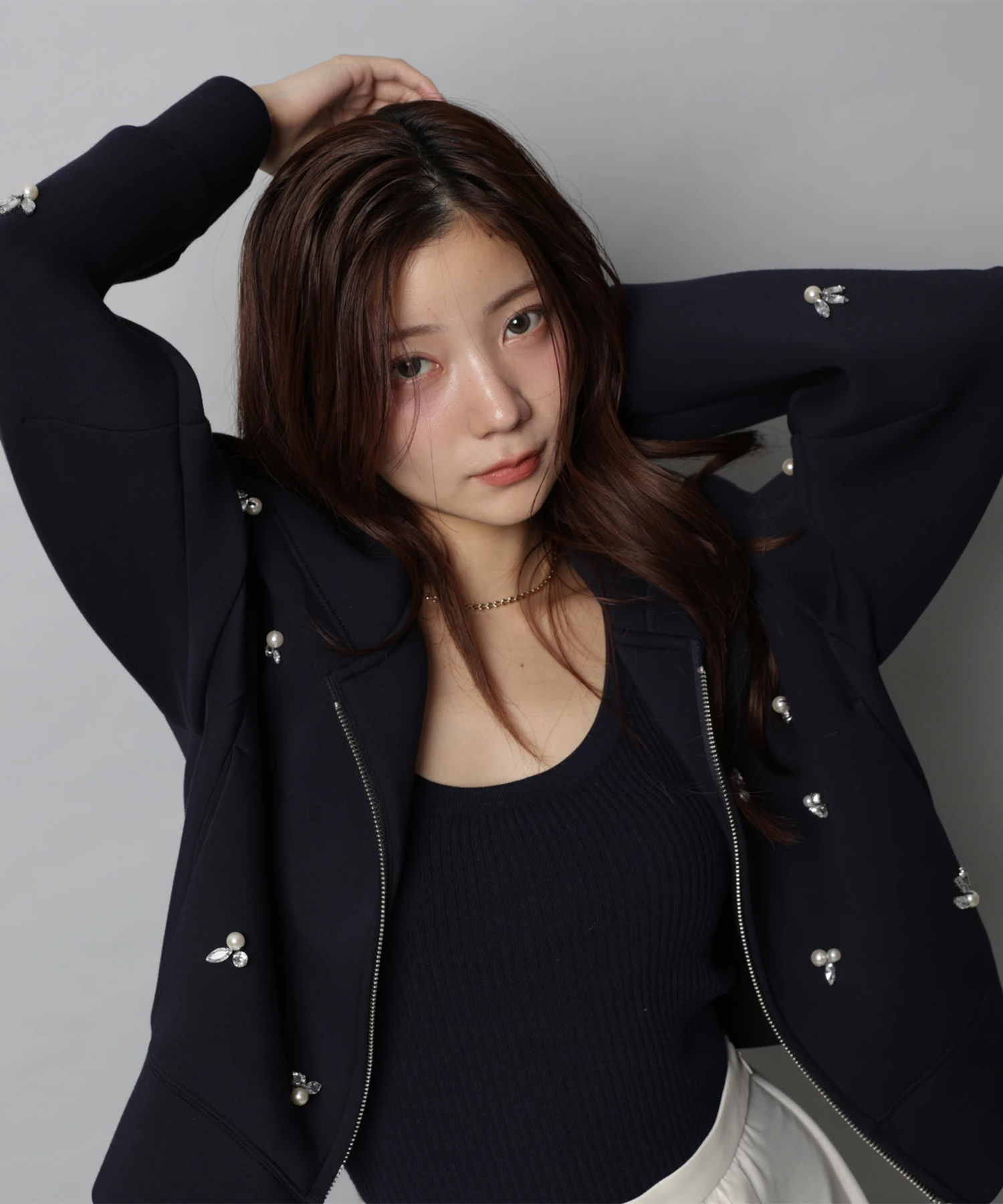 Arpege story限定】キラキラビジューパーカー | Tシャツ・カットソー