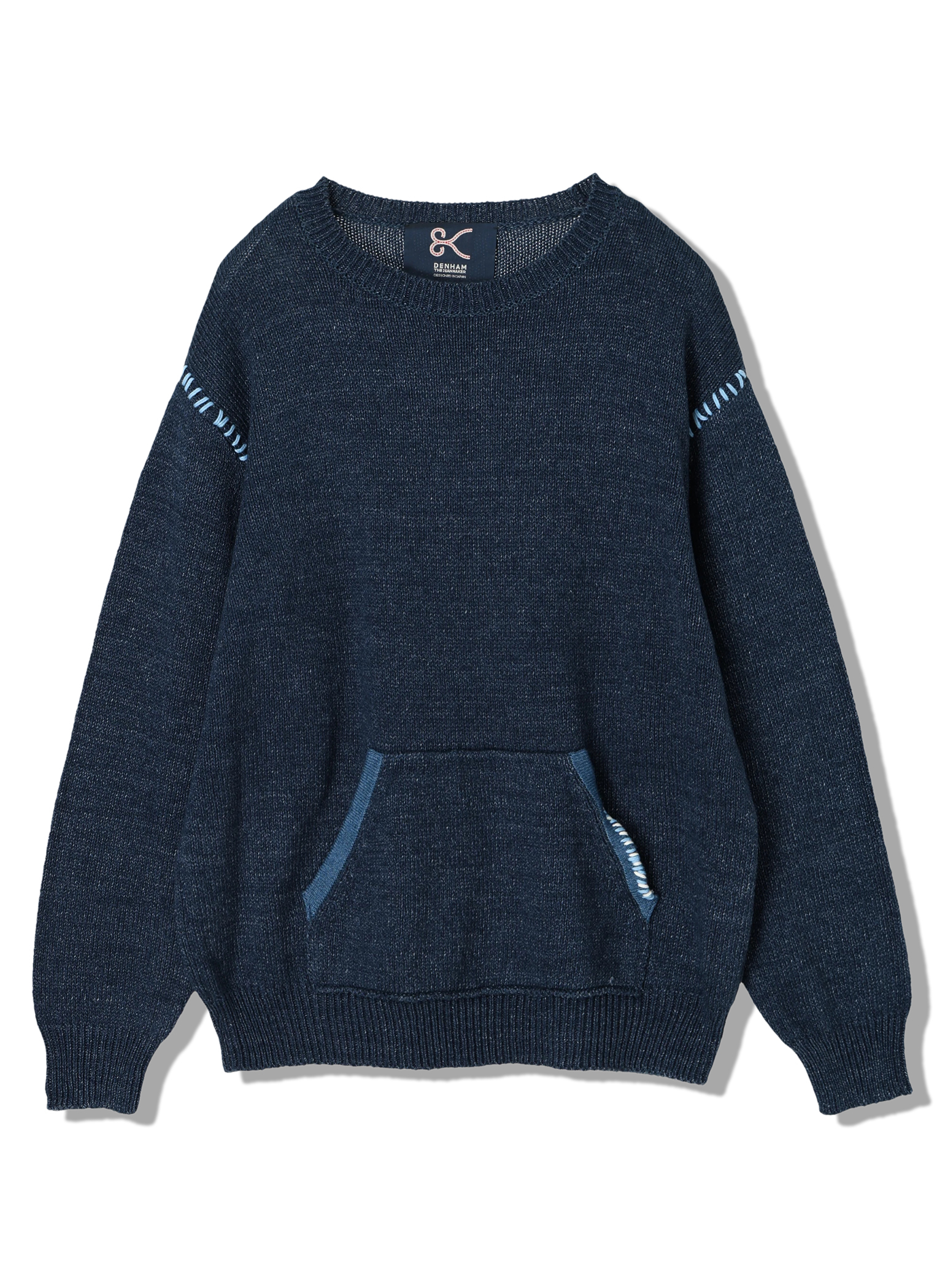 INDIGO KNIT CREW アイテム詳細｜DENHAM（デンハム）日本公式