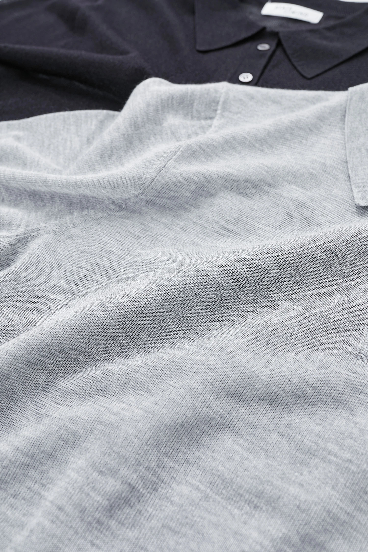 STATE OF MIND（ステートオブマインド）｜sheer lame polo knit