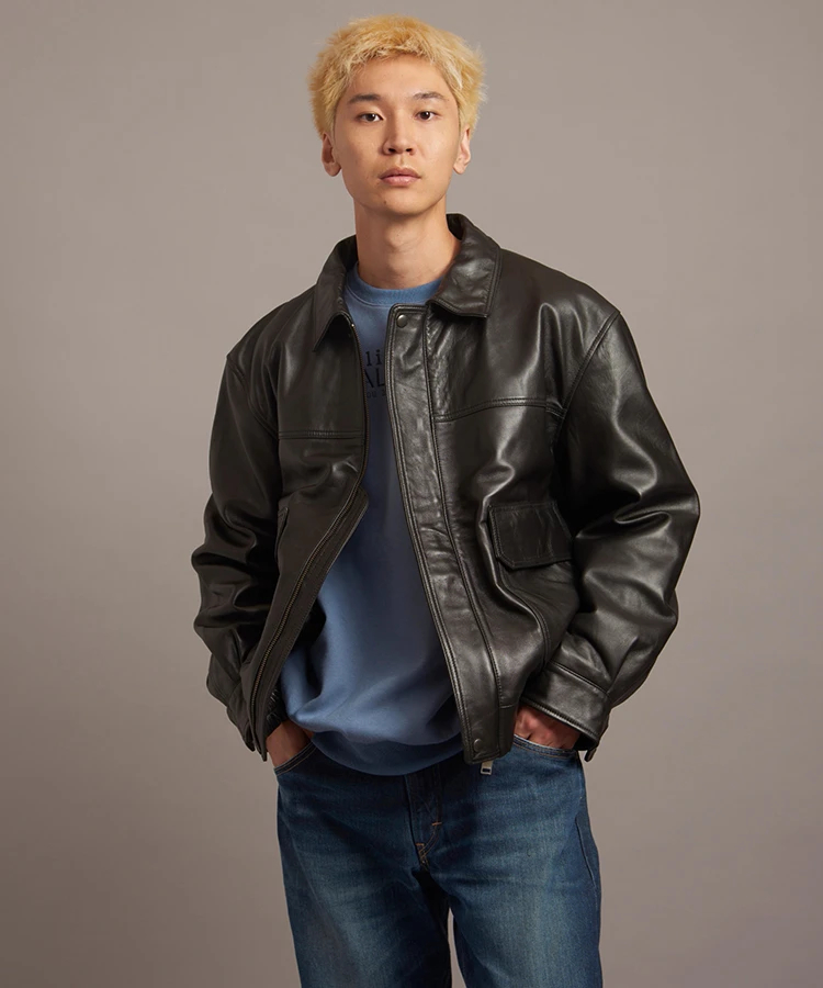 JE LAMB LEATHER A-2 JACKET(MENS)｜ファッション通販 SANKO BAZAAR