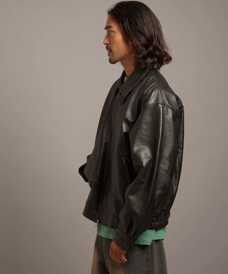 SKOOKUM×JACKROSE】 LAMB LEATHER ZIP JACKET 2025(MENS