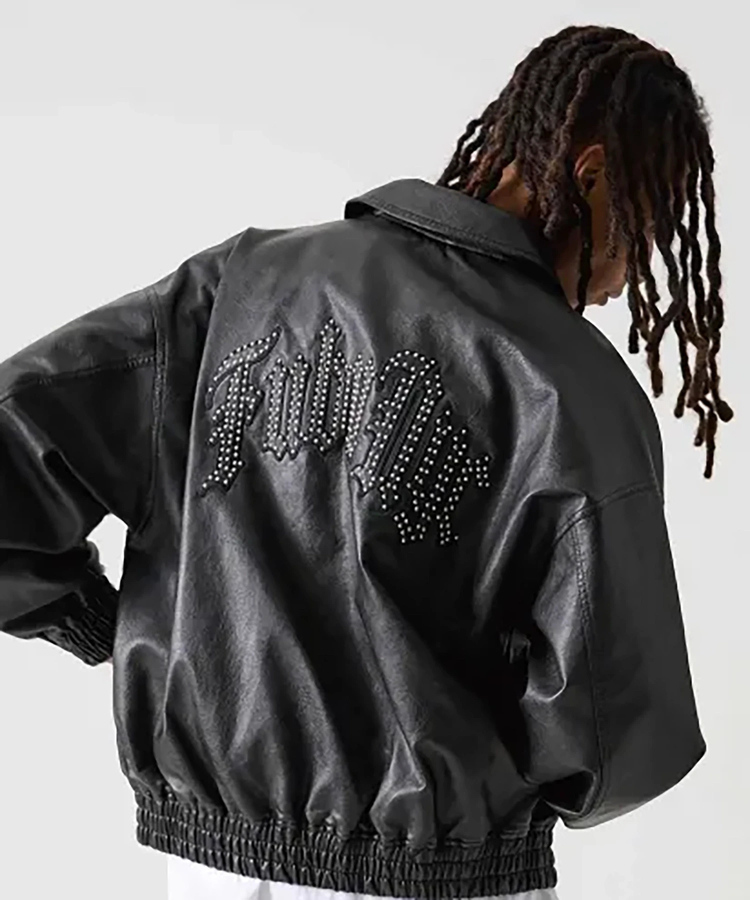 FUBU/フブ Faux Leather Studs Patch Jacket(MENS)｜ファッション通販