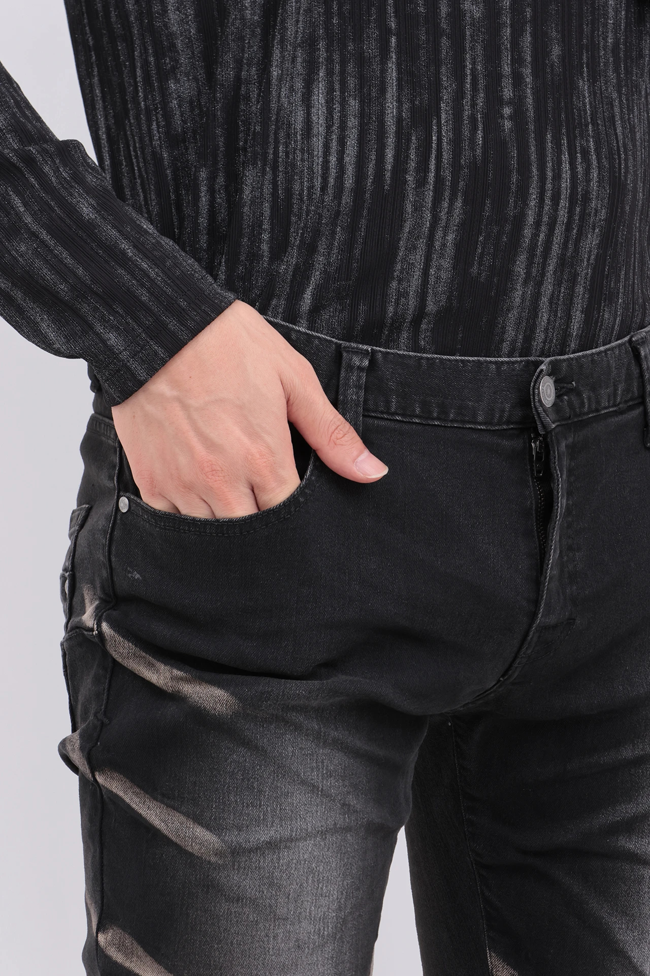 TORNADO MART∴3Dブラックヴィンテージシューカットデニム / TORNADO