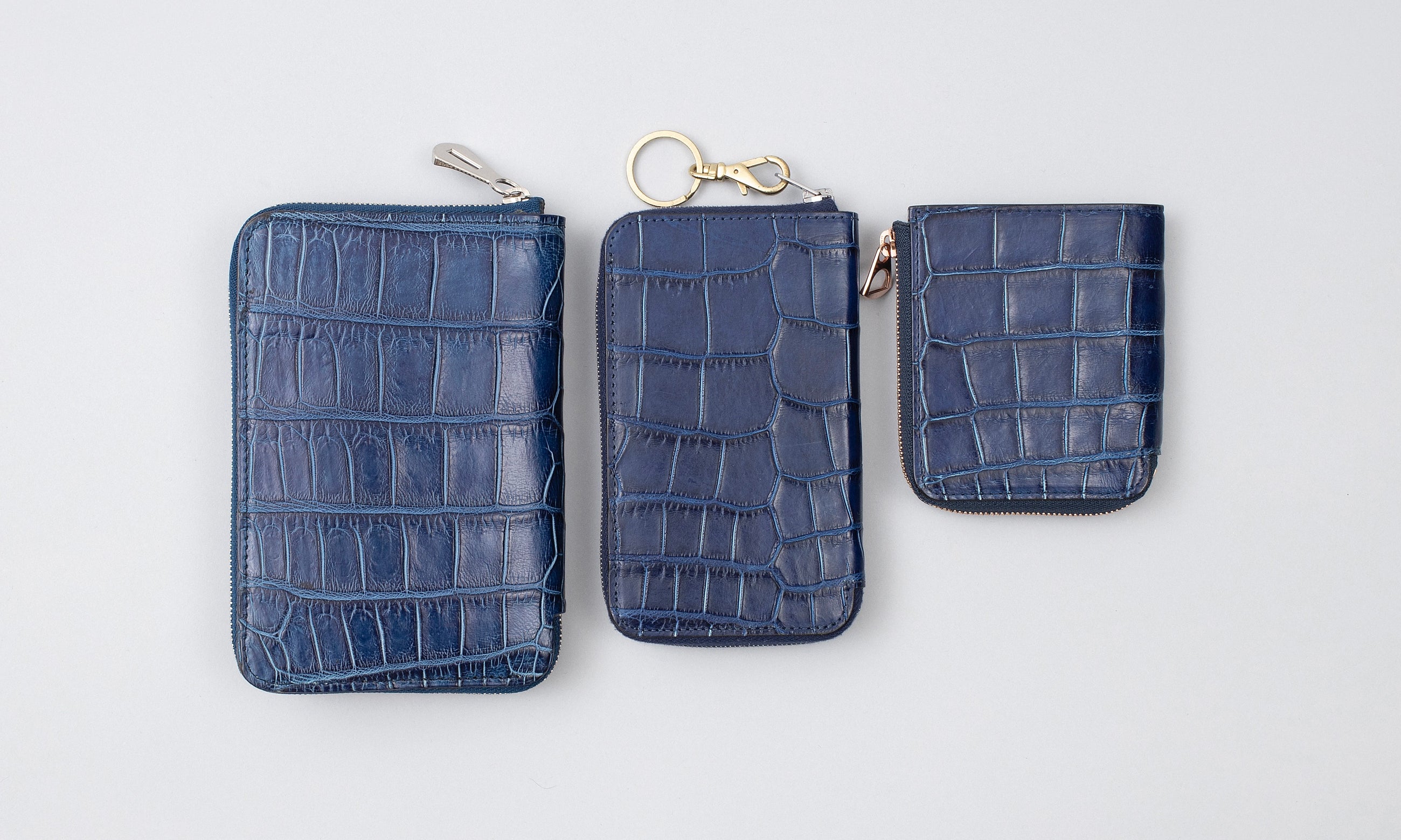 AI CROCO（藍クロコダイルレザー）ウォレット｜ITTI（イッチ）公式