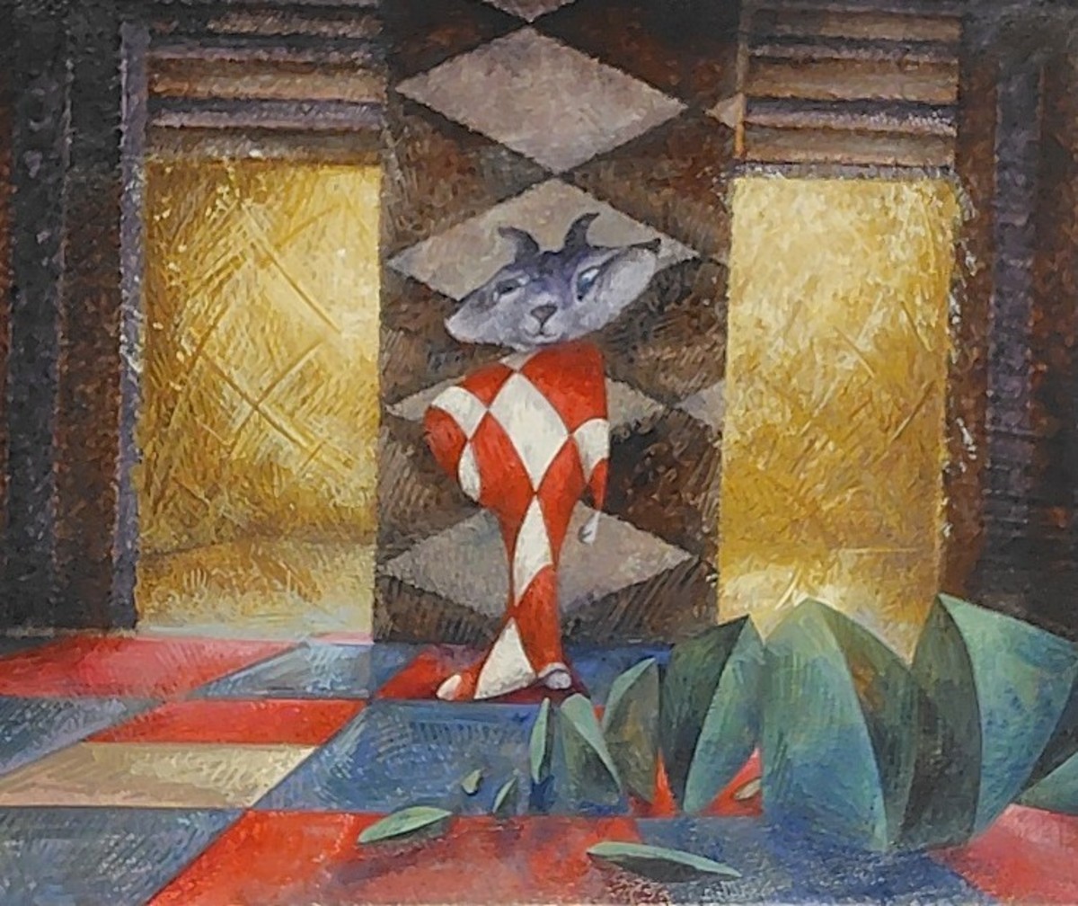 夜のピエロ」 by tobi｜Artmeter｜暮らしを彩るアートが、きっと見つかる