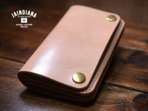 TRW-N ナチュラルサドルレザーのトラッカーウォレット