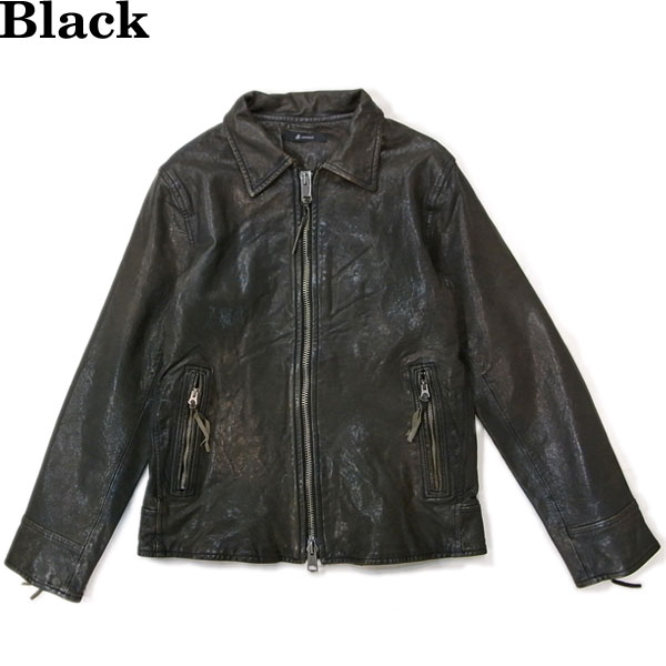 Johnbull(ジョンブル/Men's/メンゴートレザー シングル ライダース