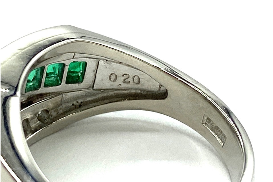 Emerald Pt900エメラルド ダイヤモンドリング (NO.48983) – JEX宝石