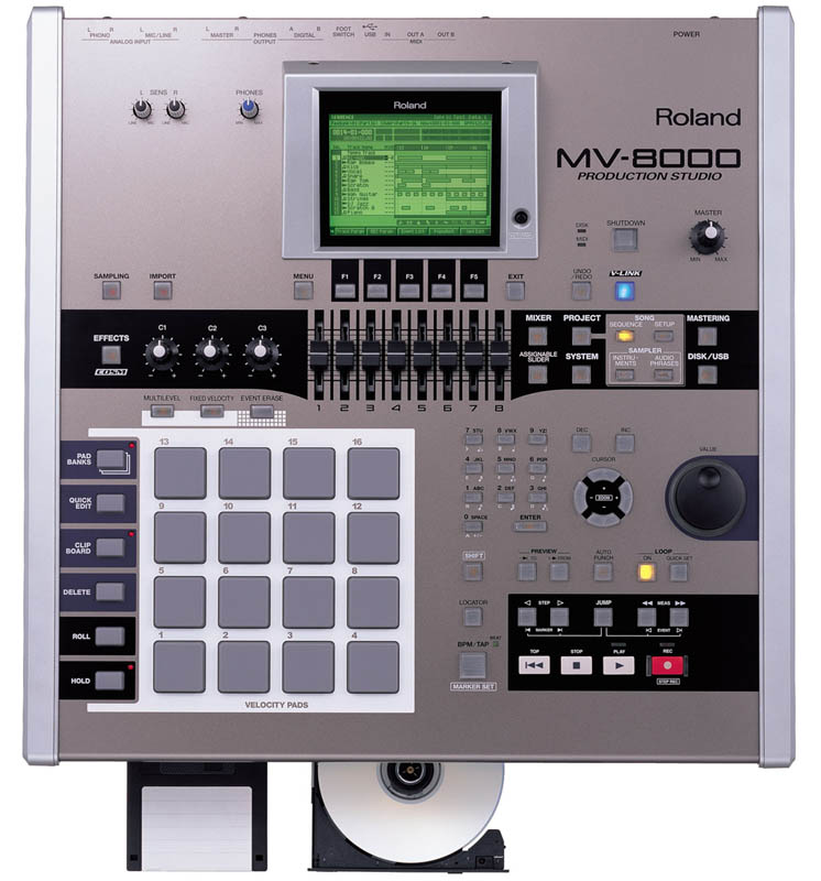 Roland MV-8000 and Akai S2000 Sample Import – Jim Atwood in Japan