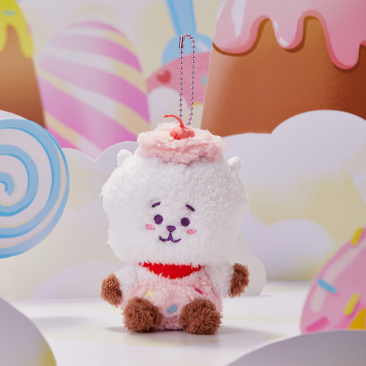 BT21 CLOUD Plush Keyring - RJ – JINI MINI