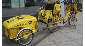 郵便自転車 (postal bicycle、post office bike、mail delivery cycle