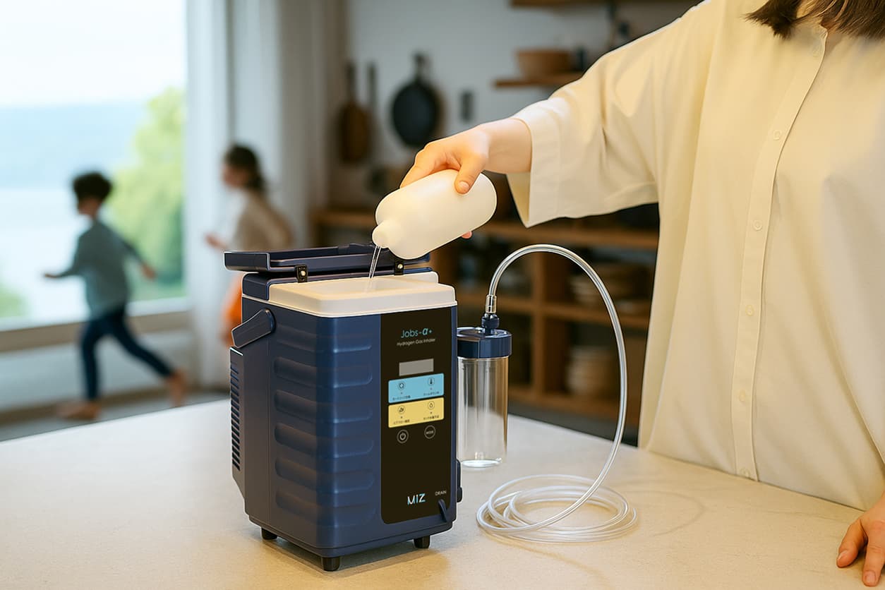 MiZ株式会社 | 水素吸入器「Jobs-α+、Jobs-α+Lite」新発売