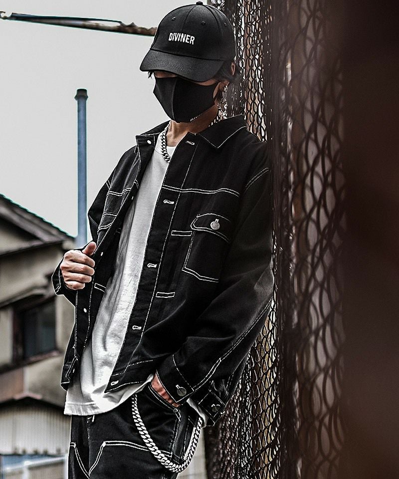 Black Denim Jacket アウター｜【公式】DIVINER（ディバイナー）