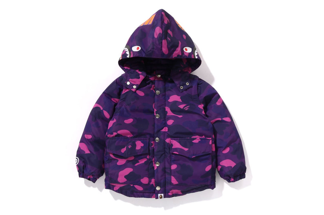 COLOR CAMO SHARK 4WAY DOWN JACKET | bape.com