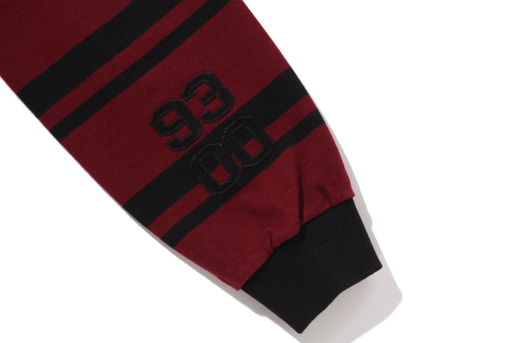 BAPE X MOUSSY 】STRIPED RUGBY L/S SHIRT | bape.com