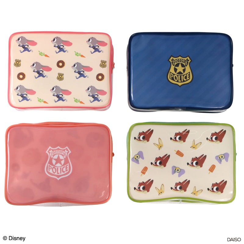マチ付ビニールポーチ（ズートピア） - 100均 通販 ダイソーネット