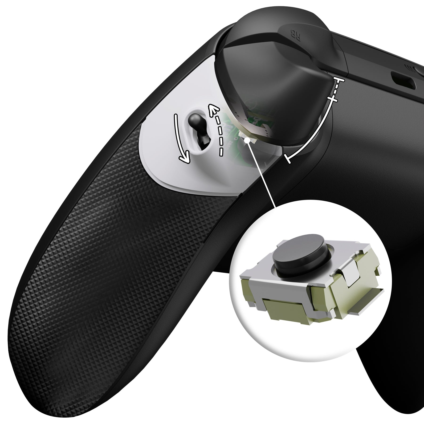 Xbox Series X&Sコントローラー対応用FLEXORクリッキーラバーサイド