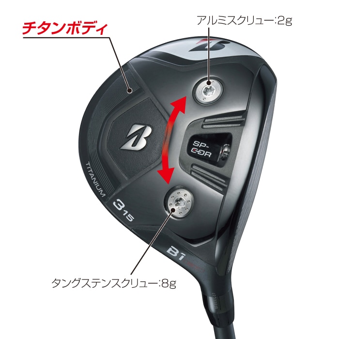B1ST フェアウェイウッド | BRIDGESTONE GOLF -ブリヂストンゴルフ-