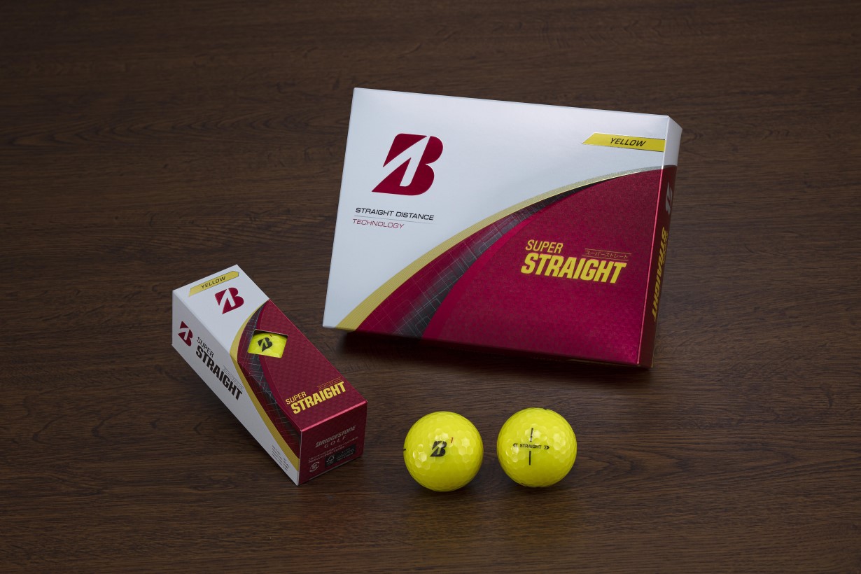 SUPER STRAIGHT（イエロー） [1ダース：12個](イエロー): ボール