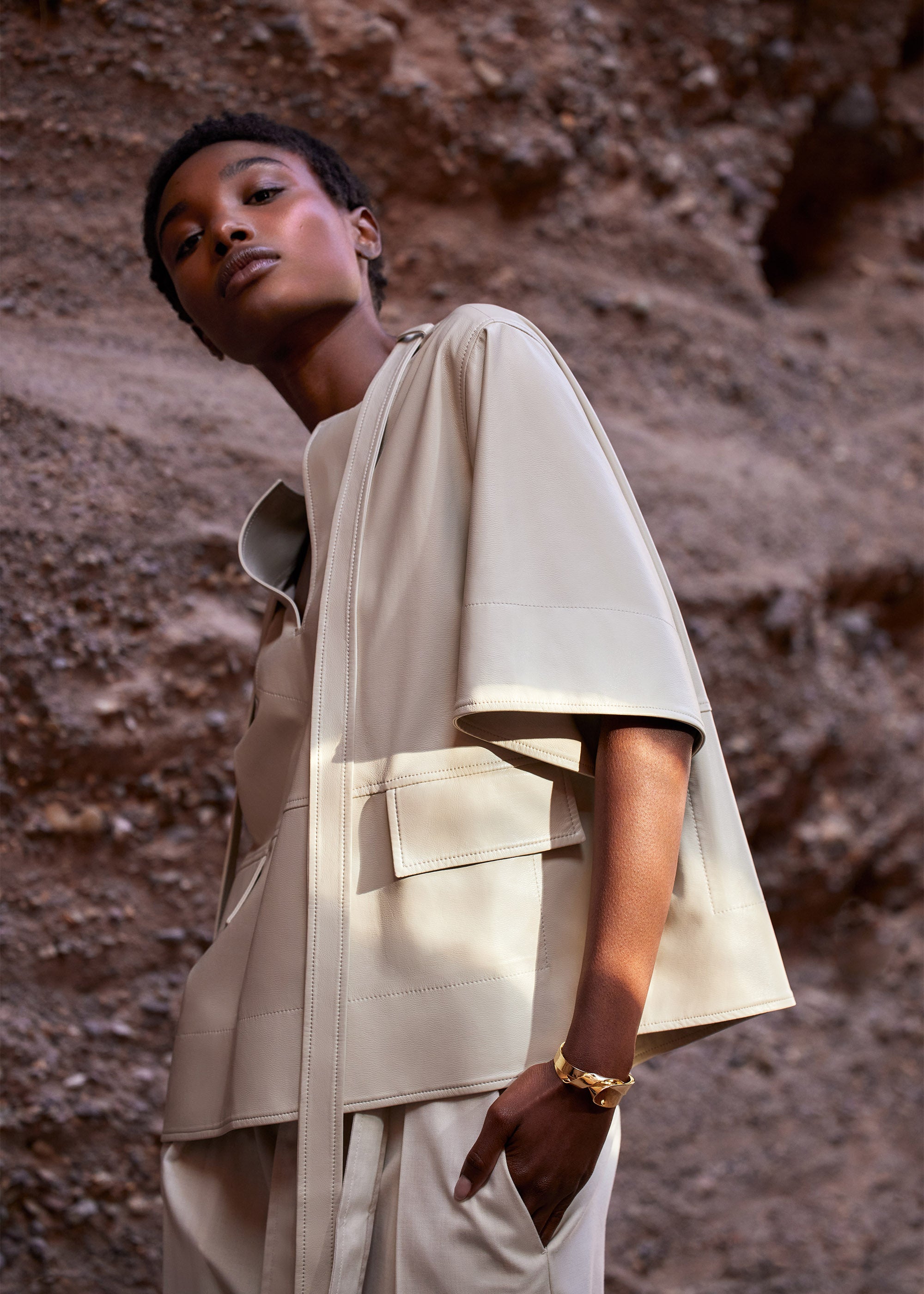 Polène | ブレスレット - Éole - 24Kゴールドメッキ