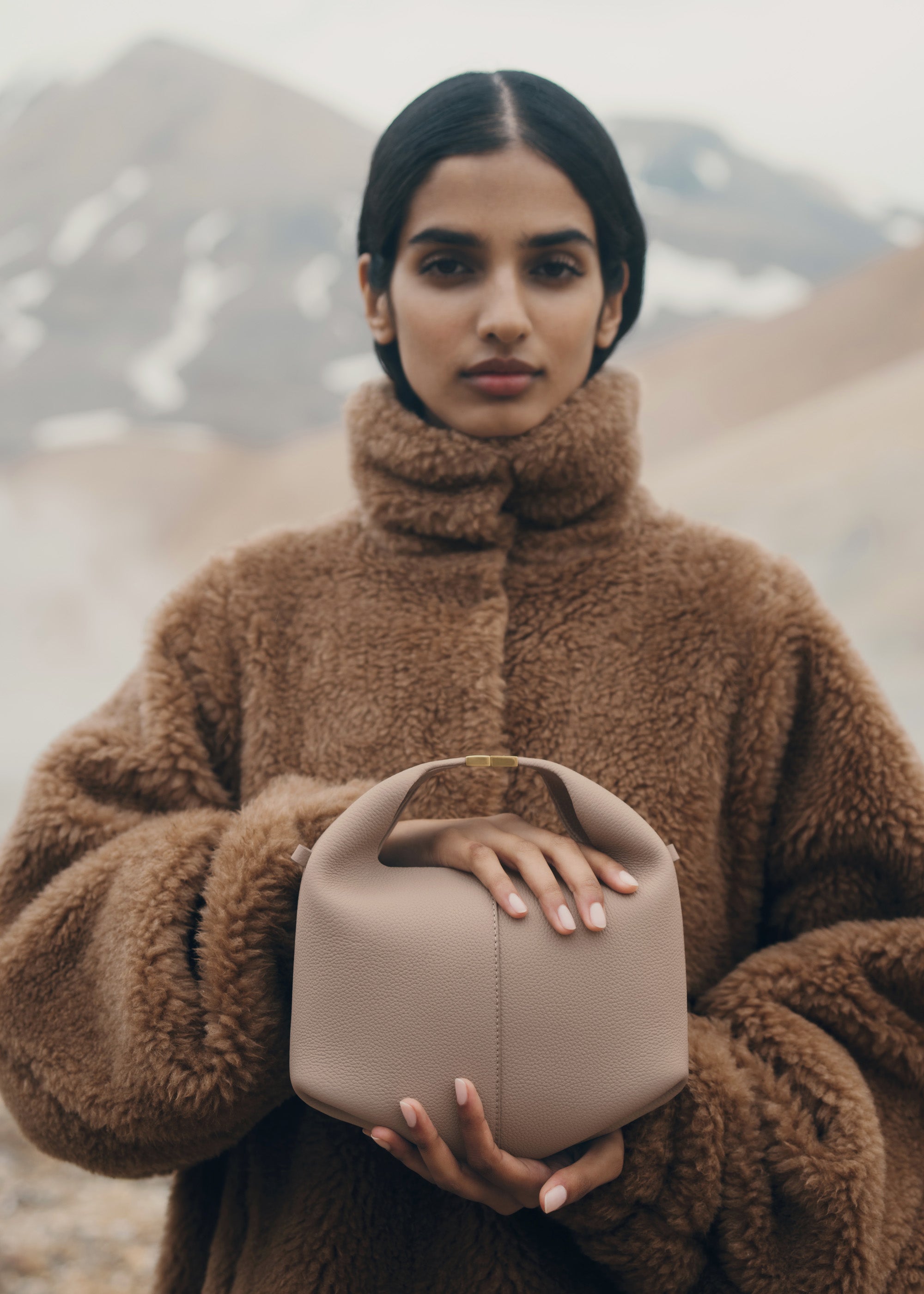 Polène | バッグ - Béri - トープ テクスチャード