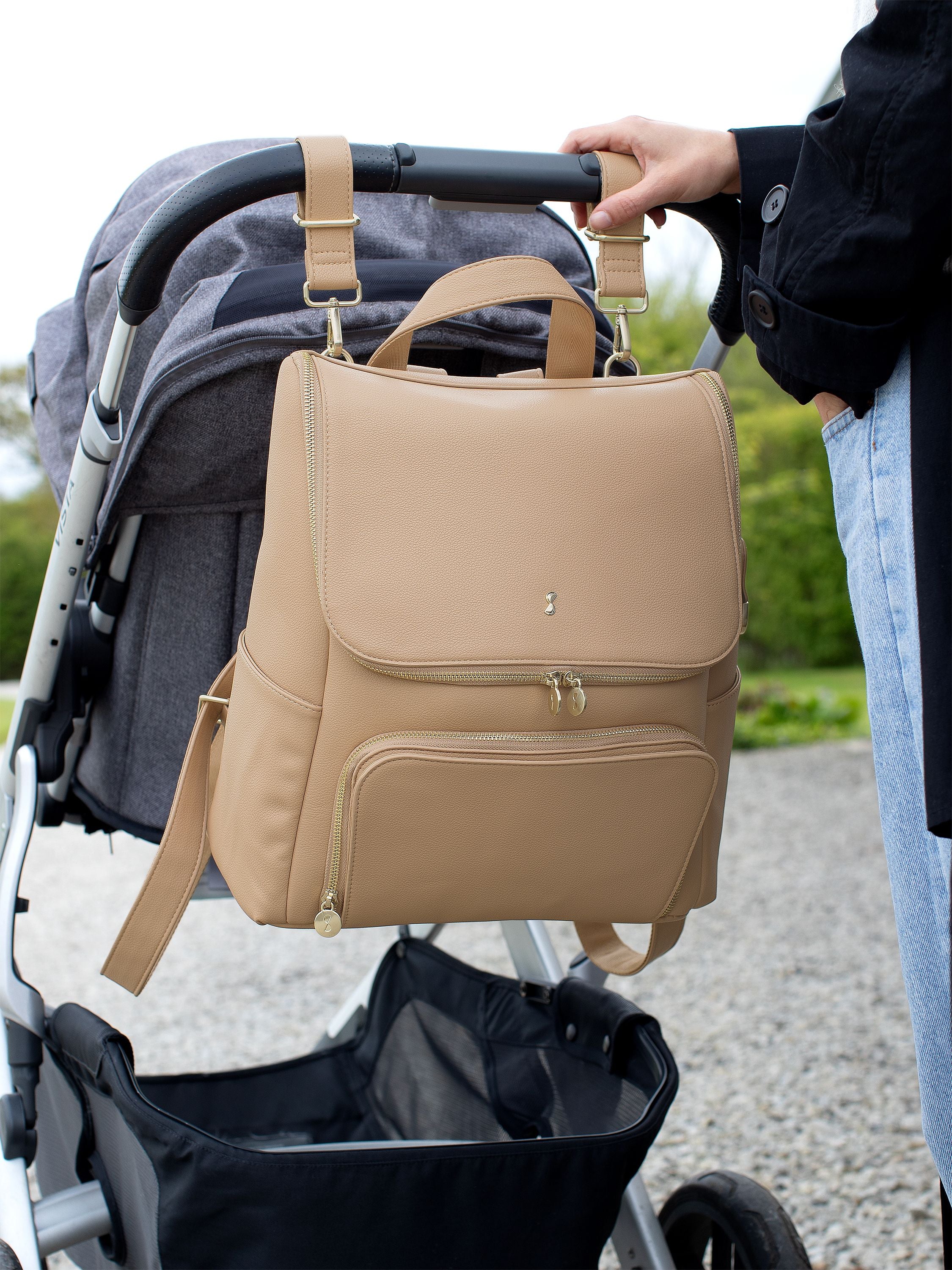 マザーズバッグ キャメル – STACKERS LONDON