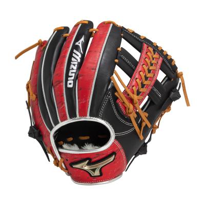 Mizuno Jr. 1 野球用グローブ 赤黒 Mizuno Jr. 1 野球用グローブ 赤黒