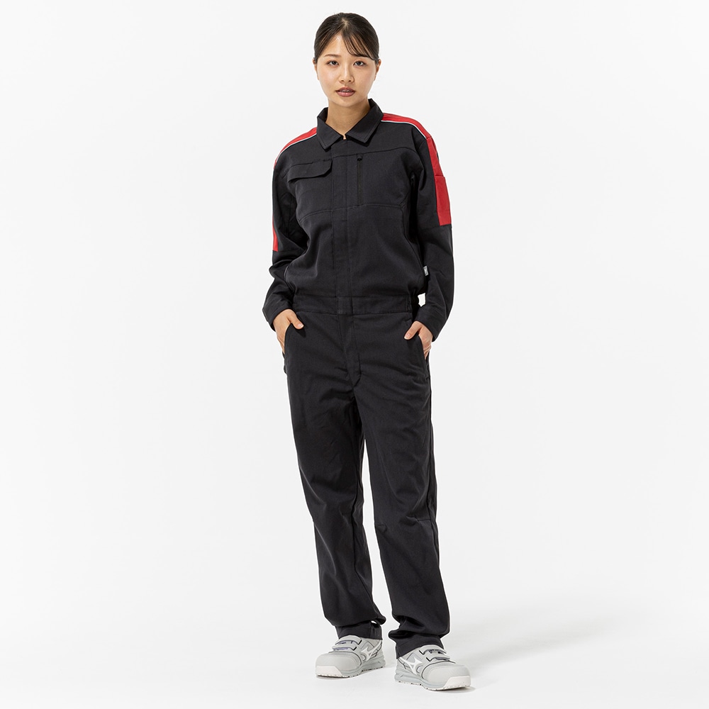 ストレッチつなぎ(制電)|F2JK1581|ウエア|ワーキング用品|ミズノ公式