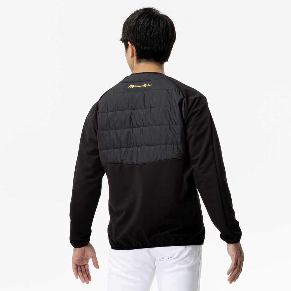 ミズノプロ／保温素材／吸湿発熱】テックフィルブレスサーモミドラー