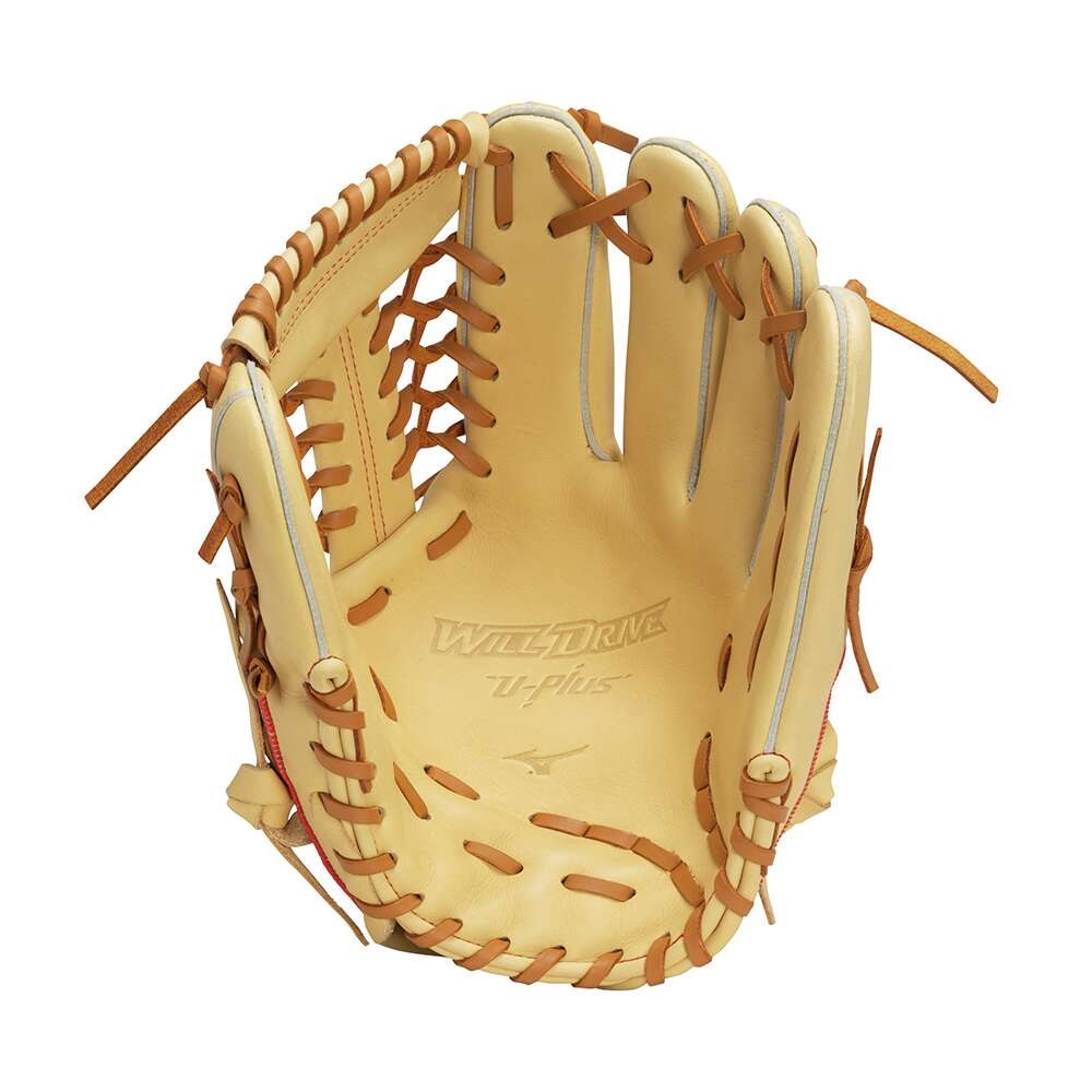 軟式用ウィルドライブ レッド U-Plus【投手×外野／サイズ12