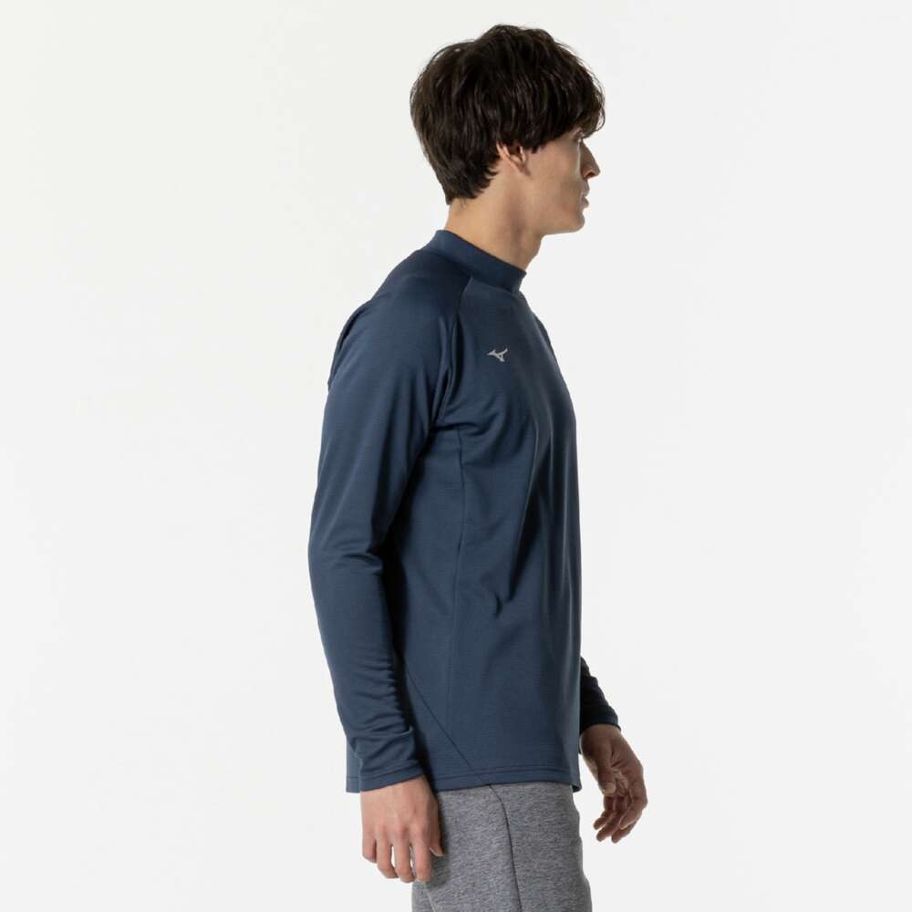 吸湿発熱】ブレスサーモハイネックTシャツ(長袖)|32MAB544|ミズノ