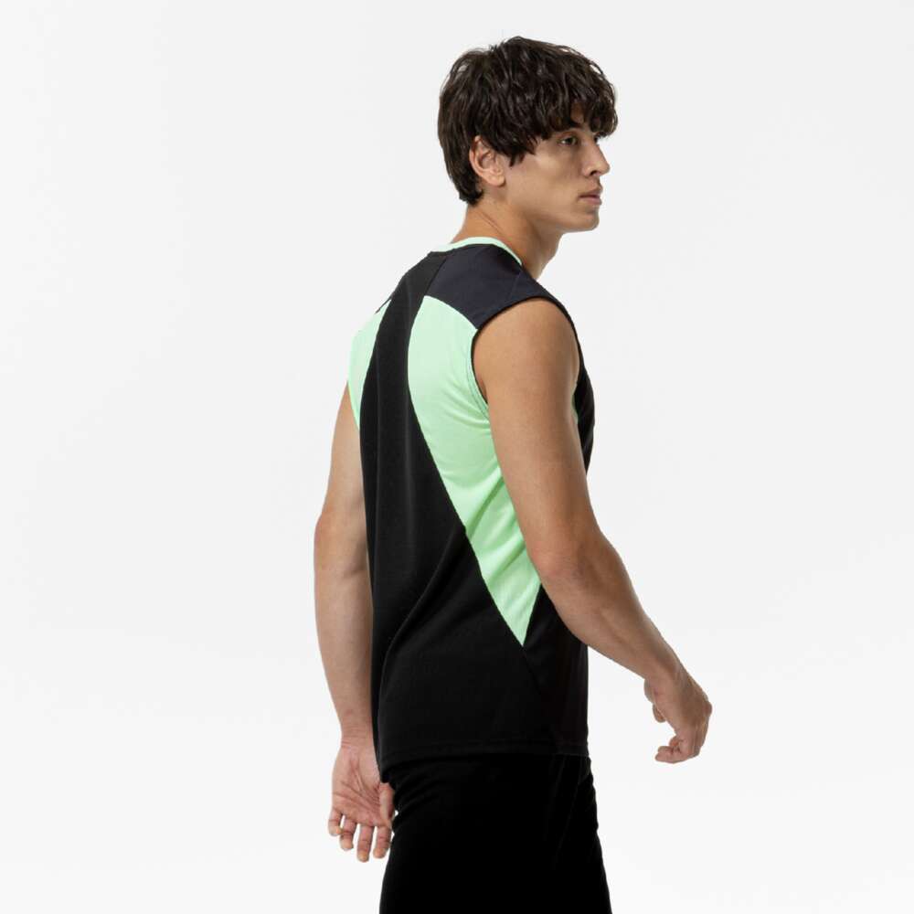 日大駅伝部サブユニMizuno ランニングウェアセット 黒/黄緑 日大駅伝部