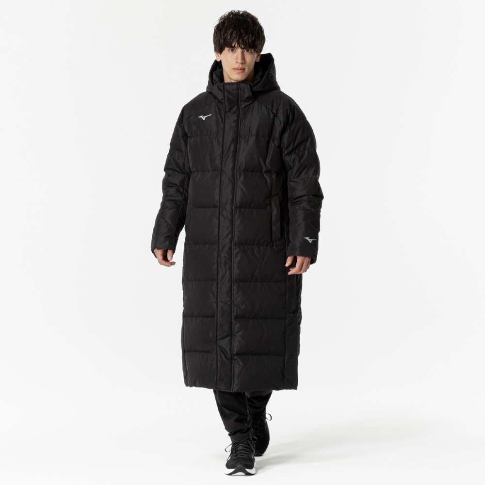 ダウンロングコート|32MEB550|ミズノトレーニング|トレーニングウエア
