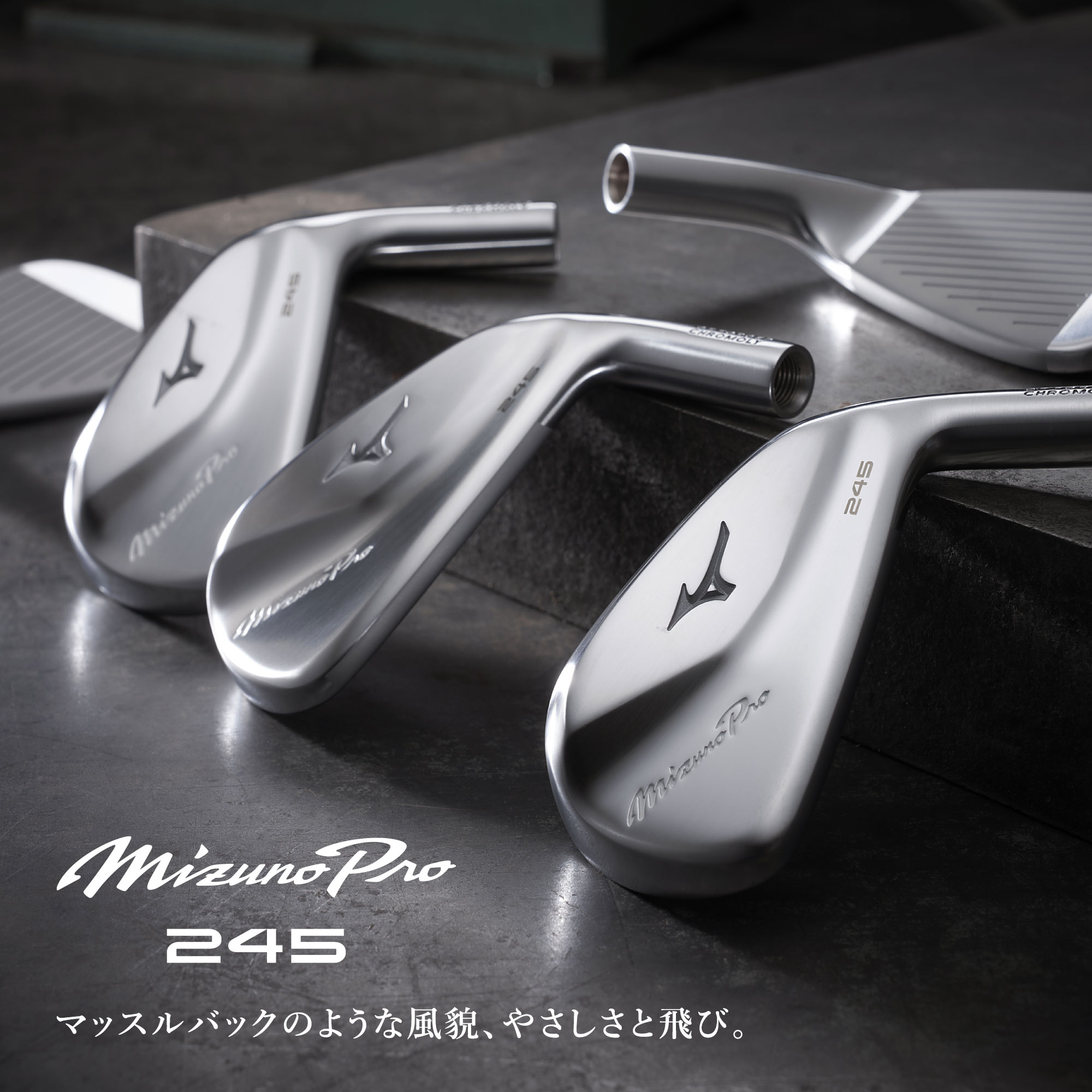 Mizuno Pro 245 アイアン 6本組／左用(No.5～9、PW)(Dynamic Gold 95