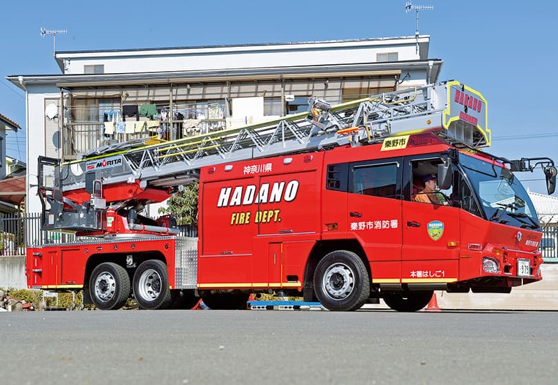30m級はしご消防自動車（30m）秦野市消防本部 | 消防・レスキューの