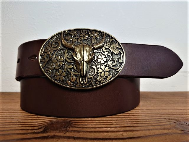 JUN COMPANYオリジナルデザイントップバックル 【アンティークブラス