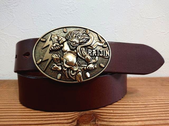 JUN COMPANYオリジナルデザイントップバックル 【雷神】 JC-003