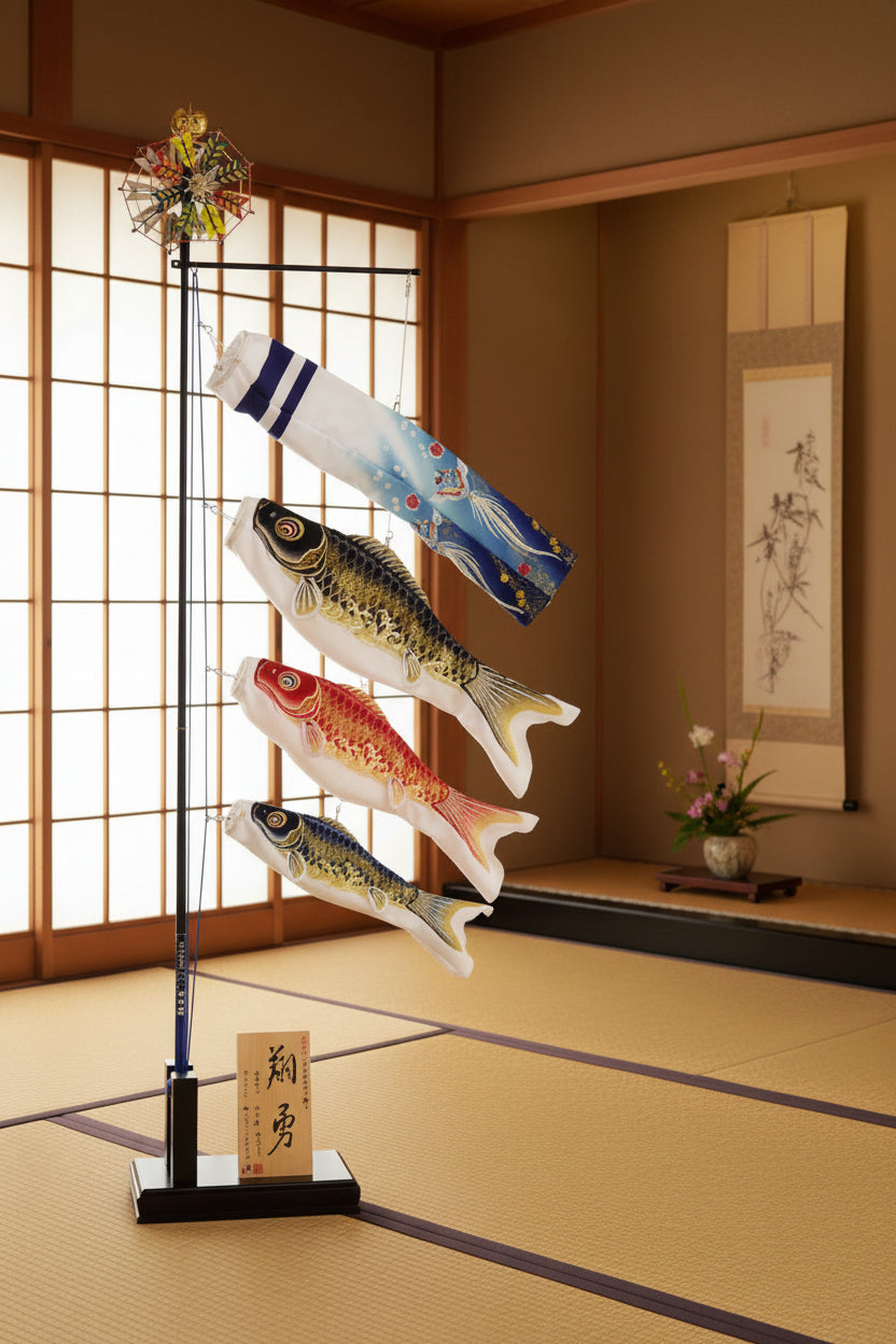 お部屋に飾る室内用鯉のぼりを販売 – 寿鳳人形の東芸