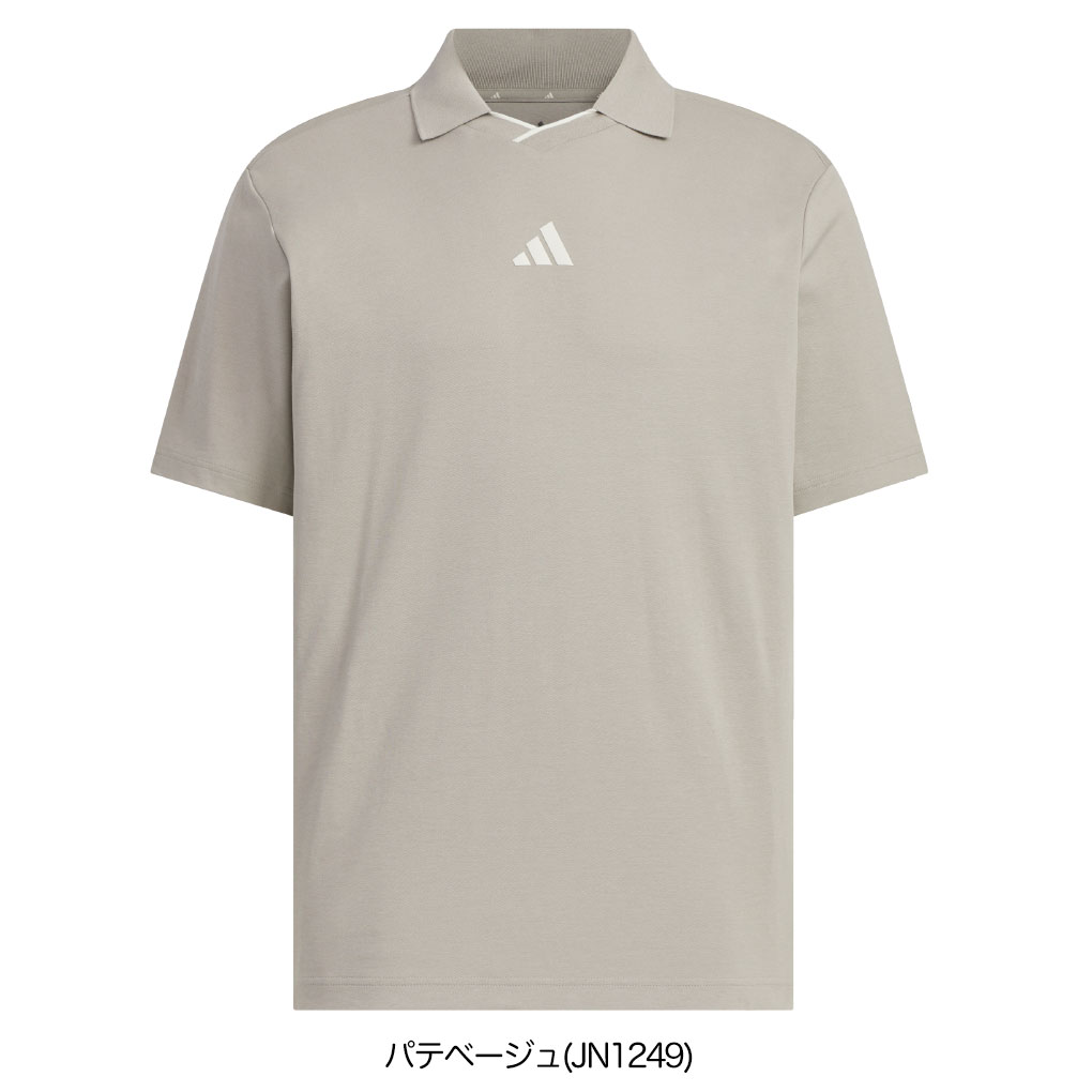 アディダス ビヨンド ザ コース ツイストニット スキッパーカラー 半袖